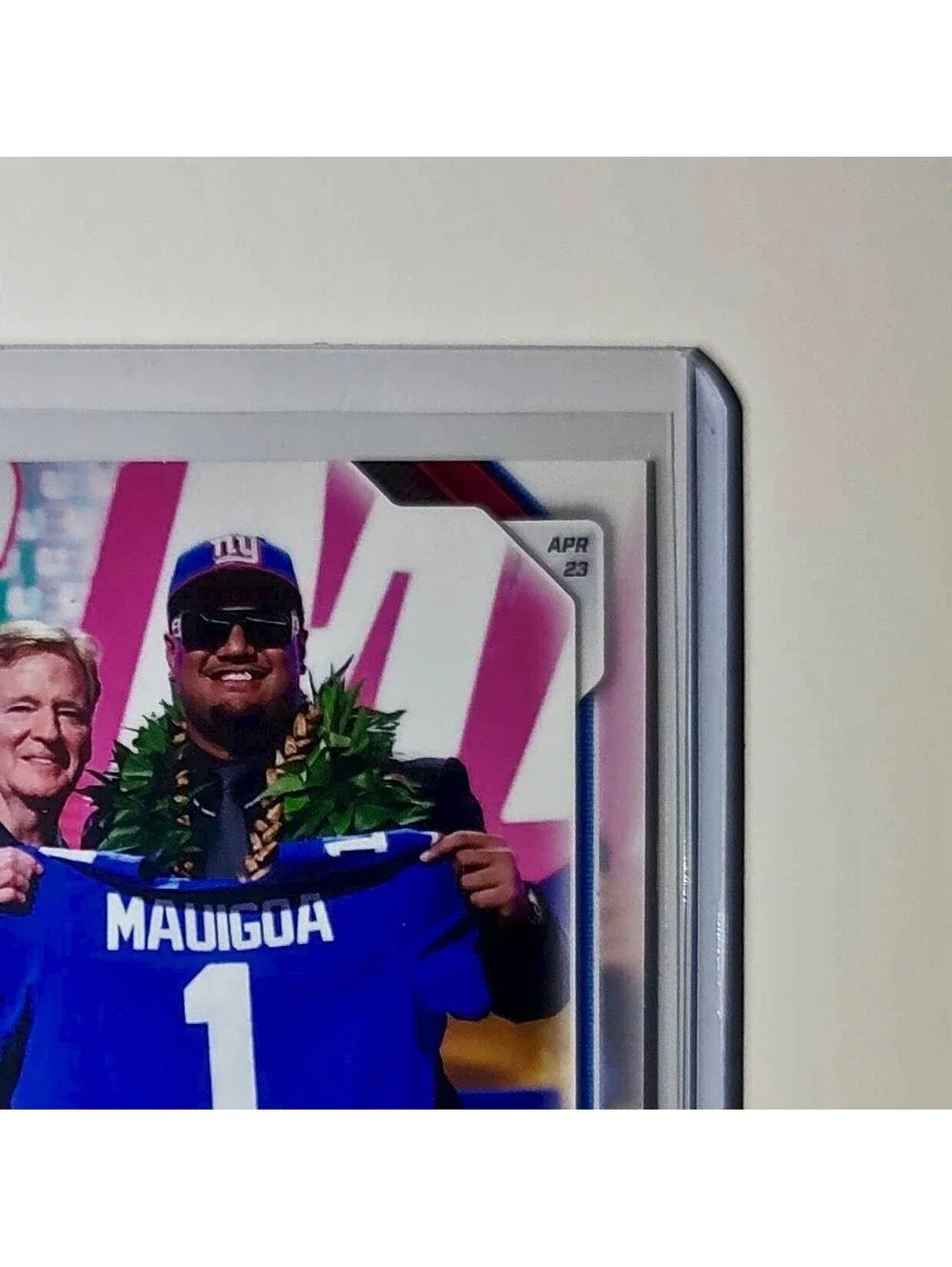 Francis Mauigoa Rookie 2026 Topps Now Draft Night #FMAU Card New York Giants